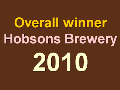 overall winner Hobsons Brewery